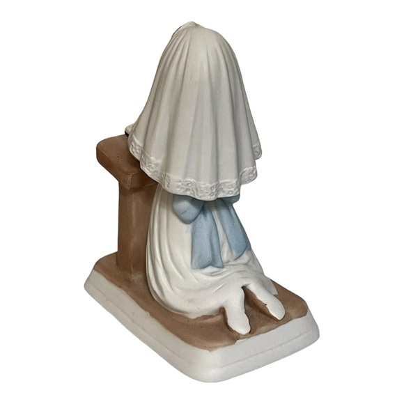 Enesco Religious Girl First Holy 1st Communion Ceramic Figure Statue VTG 1981 - Picture 7 of 14